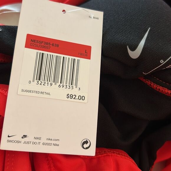 Nike HydraStrong Solid Poly Racer Back One Piece Swimsuit - Picture 5 of 5